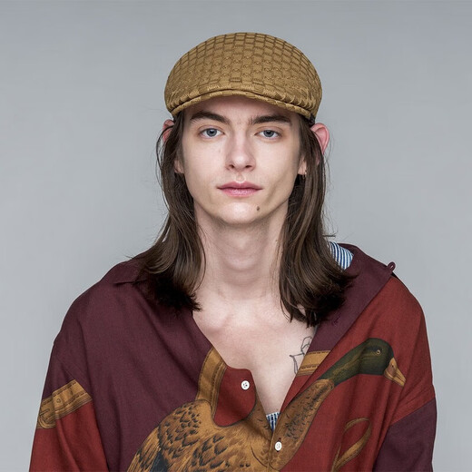 KANGOL autumn and winter beret for men and women, comfortable, warm, breathable, solid color, versatile, simple British retro temperament K3551 Black Black M