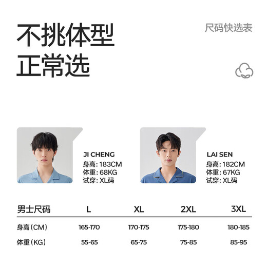 海澜之家【陈哲远同款】睡衣男翻领长毛珊瑚绒抗菌防螨长袖长裤家居服套装