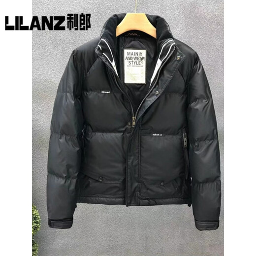 Белый пуховик Lilan, мужская модная брендовая модная зимняя куртка 2025, зима нового стиля, мужская куртка-стойка, теплая и морозостойкая одежда белого цвета XL