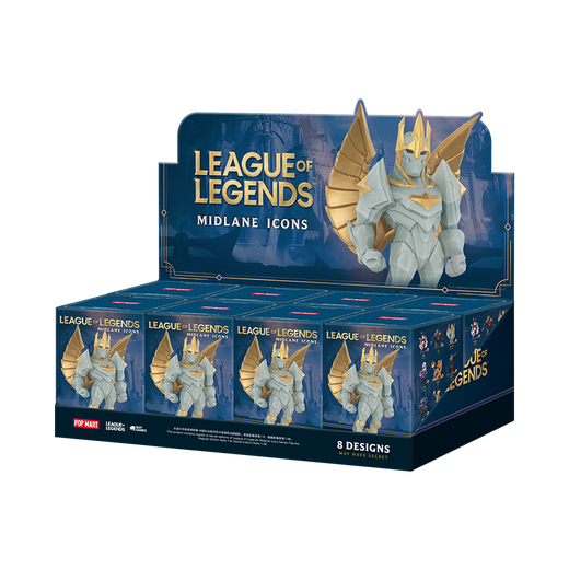 League of Legends Bubble Mart co-branded mid-lane duel series figurines blind box trendy ornaments LOL game peripheral New Year gifts end box (including 8 single boxes) mid-lane duel series