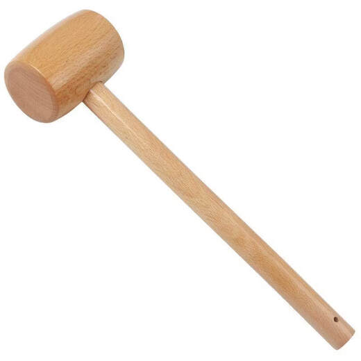 Jinmange woodworking tools beat the waist and back to install wooden hammer wooden hammer beech hammer solid wood hammer wooden hammer wooden hammer 40x70mm medium size