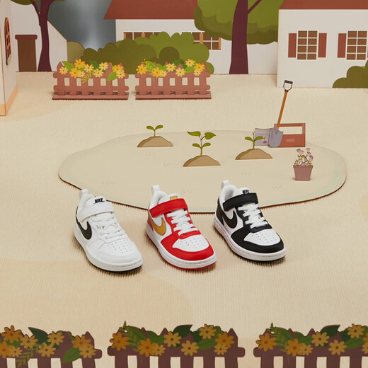 NIKE cool pineapple toddler flat sneakers spring boys and girls low-top sneakers NIKE COURT DV5457