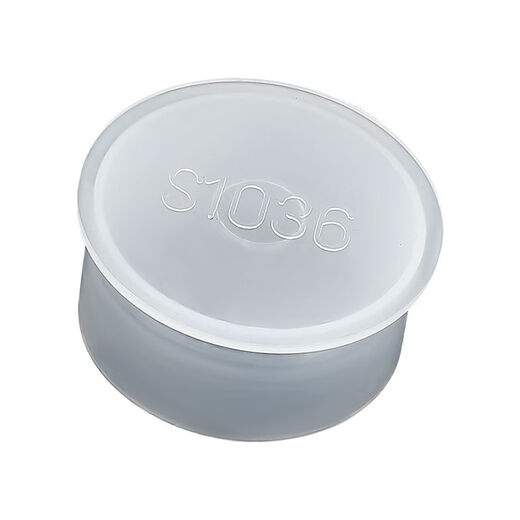 Fantasy PE external thread plastic inner plug dust-proof protective cap white translucent thread plug protective plug British G38 or below is an edge-less protective sleeve