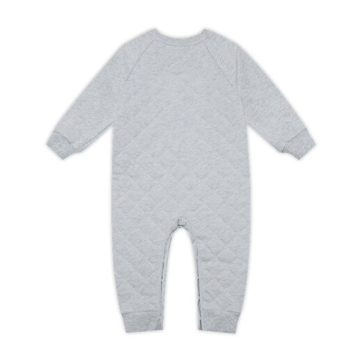 Nike baby plus velvet jumpsuit for boys and girls, lightweight knitted round neck hooded cotton clothing NIKE IO2811 051 color birch color 90cm 24