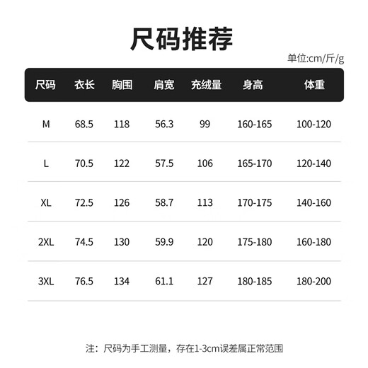 Guirenniao hooded down jacket men's new winter 90 duck down warm loose trendy snow mountain gradient thickened windproof jacket white M