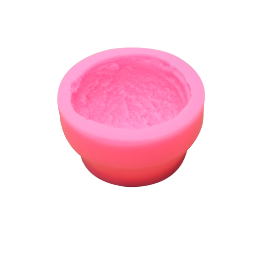 Fantasy Ball Ice Cream Mold Kneading Le Aromatherapy Plaster Abrasive Baking Tool Half Scoop Ice Cream Silicone Mold (White Powder) 2-piece Set