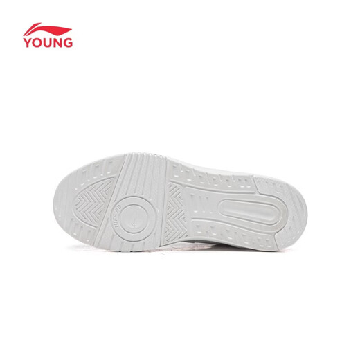 Li Ning (LI-NING) children's shoes spring new children's sports shoes for boys and girls tracking rebound cushioning anti-slip river buckle low-top sneakers standard white-1 35