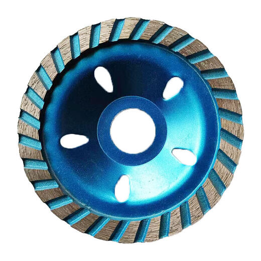 Little Bee 100mm diamond grinding disc 80 bowl grinding disc concrete grinding disc stone cement wall floor grinding disc Little Bee 100mm diameter chrysanthemum bowl grinding disc light cyan