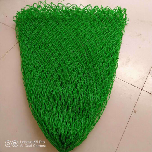 Baichao durable cyan fishing thickened handmade sturgeon net bag Daqing large material net large deepened fishing net big fish copy net Daqing net 24 strands caliber 40 deep 50 mesh 2 cm