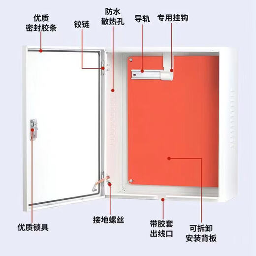Charging pile protection box new energy electric vehicle charging pile BYD protection box BYD protective box outdoor column household (customized 20*10*10+jump lock+large quantity)