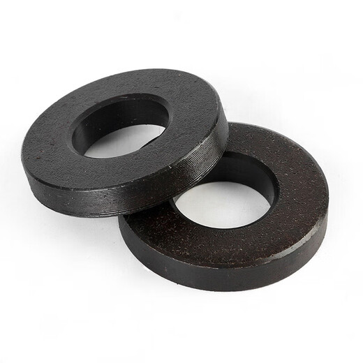 Wenzhi high-strength gasket enlarged and thickened machine tool pressure plate flat gasket m16m18 heightened black round steel gasket 10 pieces M16*30*3