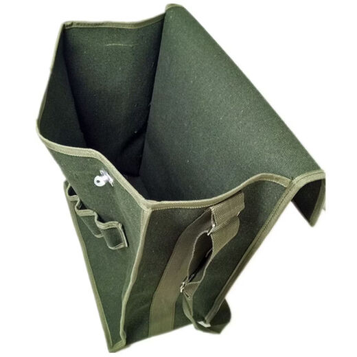 Ye Yu electrician tool bag canvas thickened shoulder bag multi-functional repair bag wear-resistant hardware tool bag extra large bag yellow edge large bag