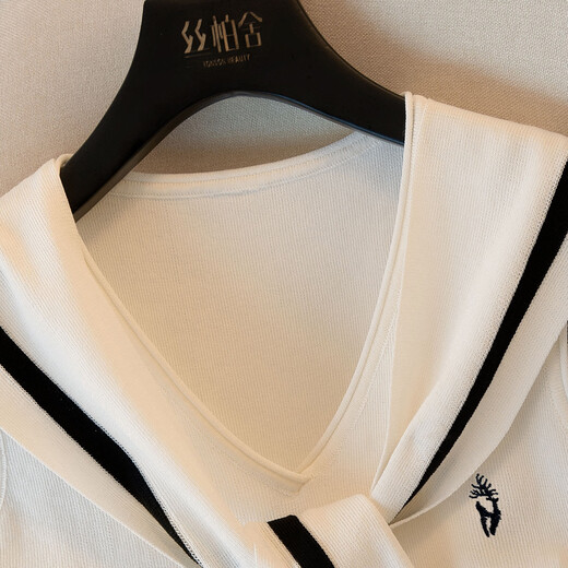 Sibaishe Sleeveless Sweater 2026 Spring New Women's Fashion Contrast Color Slim Pullover Short Waist Top Apricot S