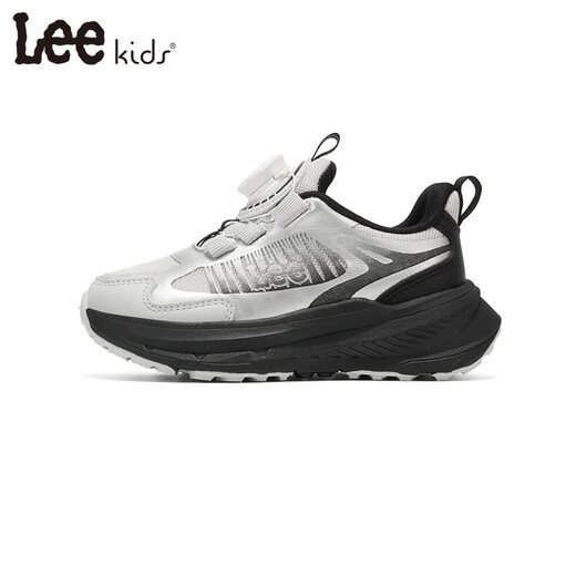 LEE KIDS children's sports shoes men's and women's running shoes 26 spring new running shoes non-slip wear-resistant casual shoes silver gray 26 inner length 17.3cm suitable for feet 16.3-16.8cm
