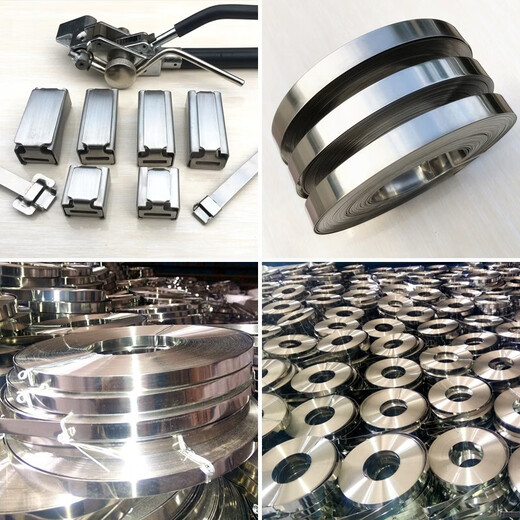 Xu ordered 304 stainless steel cable tie plate with wires, pole hoops, signboards, metal cable tie buckles, marine electricity, gear-type cable tie tool pliers (silver)