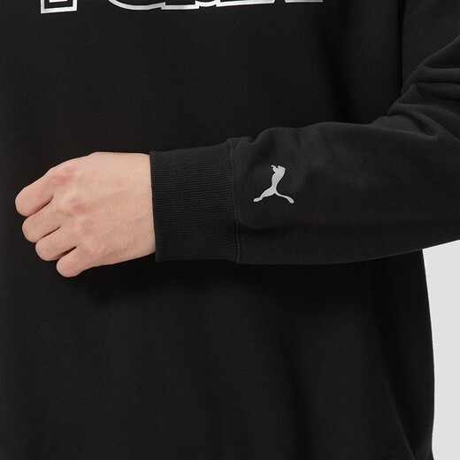 PUMA Men's and Women's 2026 Year of the Horse New Year Loose Round Neck Knitted Sweatshirt Fitness Running Fashion Pullover 636033-01 XS