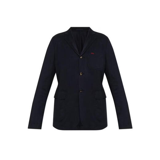 Dsquared2 Women's Suit Warm and Durable Dark Blue Work Commuter Jacket Simple Dark Blue One Size | 2XS