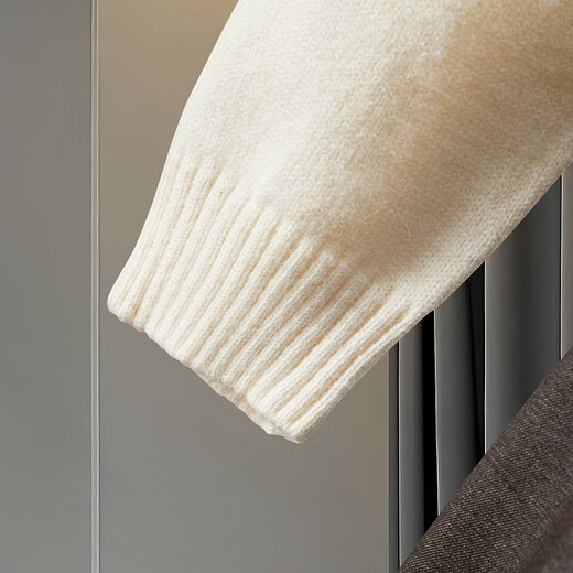 She Chi Fair Island jacquard double zipper sweater women's 2026 spring new style lazy cardigan top