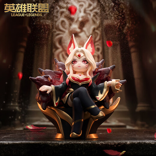 League of Legends Bubble Mart co-branded mid-lane duel series figurines blind box trendy ornaments LOL game peripheral New Year gifts end box (including 8 single boxes) mid-lane duel series