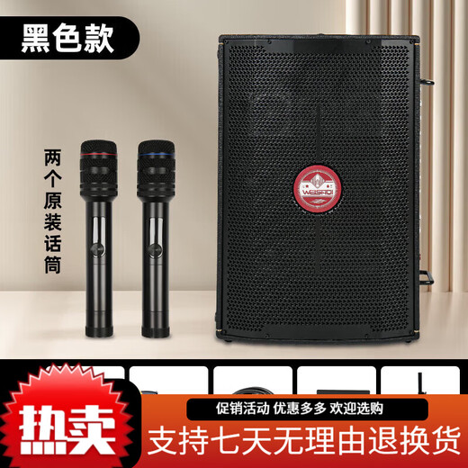 Magic 3 speaker electric blowpipe special new product Wei Shui S9 internally recorded high-power musical instrument guitar playing and singing audio 300W New S9 bean green 300W gift pack