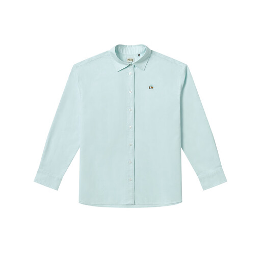 HAZZYS Women's Clothing Spring Women's PHIZ Series Commuting Loose Plain Long-Sleeved Shirt Women ASCSK1DAX01