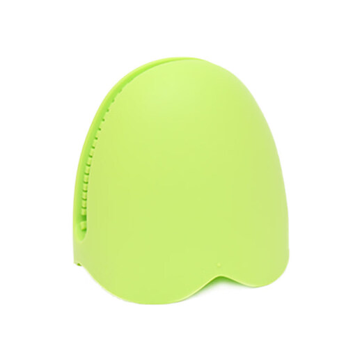 Jingdian microwave oven baking insulation gloves home kitchen silicone anti-scald gloves casserole handle clip thickened green single pack