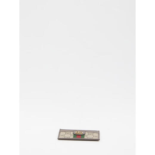 Gucci (GUCCI) new season SS26 light luxury men's printed canvas card holder PRINTED one size