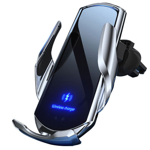 Litian car wireless charger 2024 new mobile phone holder car navigation Apple fast charging black official standard speed 800 fast charging dynamic lock