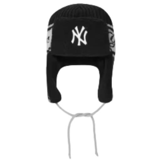NEW ERAxMLB New York Yankees Acrylic Lei Feng Hat Unisex Couple Style Black Asian Version One Size F
