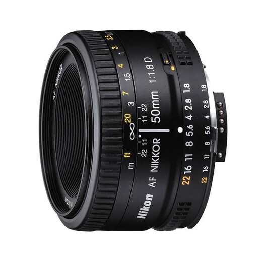 Nikon Nikkor AF 50mmf/1.8D classic portrait lens small spittoon large aperture blur fixed focus lens standard