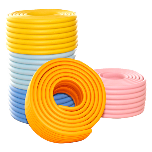 Fantasy dormitory upper and lower bunk foot mats, non-slip and anti-collision sponge, adhesive-free step mats, thickened L-shaped pink, 2 meters self-adhesive, free tape