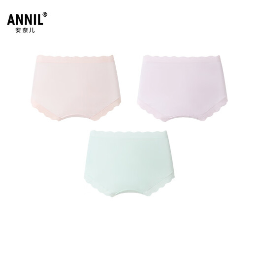 Annil (Annil) children's clothing girls' boxer briefs three-piece set 2026 spring new combination 01 (light purple + porcelain light pink + light green) 120