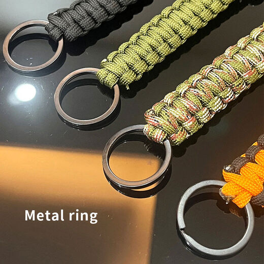 OTHER outdoor military fans tactical equipment nylon paracord keychain buckle hook beak belt carabiner backpack hook black 10cm