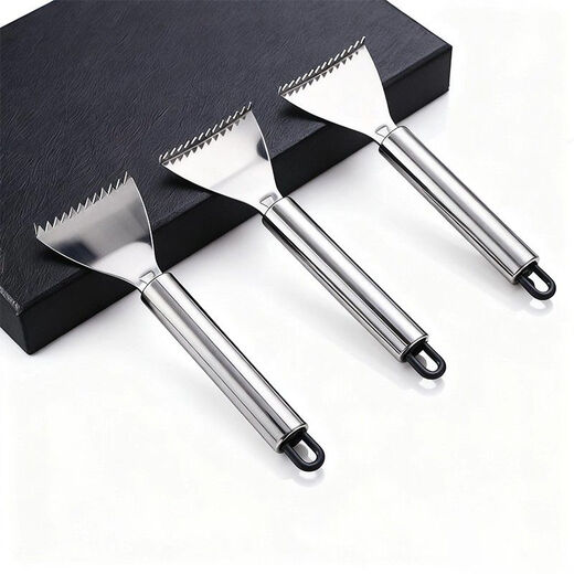 Yong Huan Scale Scale Scraper Material Manual Scale Removal Tool Healthy Fish Scale Scaling丨1 Pack丨Stainless Steel Whole Body
