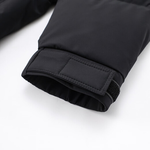 Lexton (laxdn) пуховик мужской зимний со съемным капюшоном, теплая ветрозащитная простая куртка мужская темно-черная L