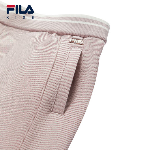 FILA children's clothing trousers 2026 spring new style girls' medium and large children's casual loose wide-leg pants An Yang Pink-PK 130