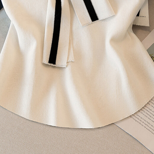 Sibaishe Sleeveless Sweater 2026 Spring New Women's Fashion Contrast Color Slim Pullover Short Waist Top Apricot S