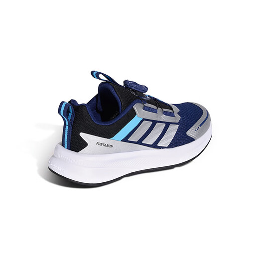 Adidas (adidas) children's shoes 2026 spring boys' children's rotating button HABU small and big children's comfortable casual sports shoes KI4127 KI4127 dark blue/white/black 30 yards/11.5k/foot length 18cm