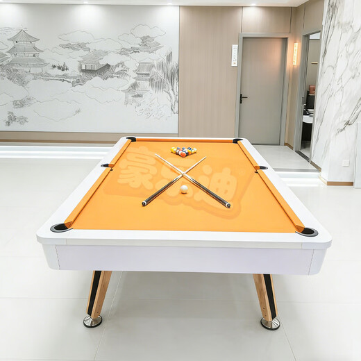 Holladi American pool table for home indoor standard black eight billiards hall commercial adult billiards hall special custom billiard table 7-foot MDF board-three-in-one-ball pick-up style. Consult customer service to customize the color of the table body and billiards.