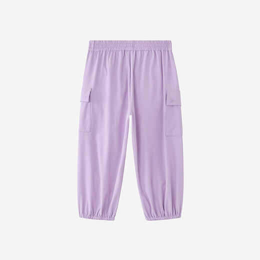 YEEHOO shopping mall same style children's clothing children's trousers sports casual leggings girls trendy trousers new style light purple 140