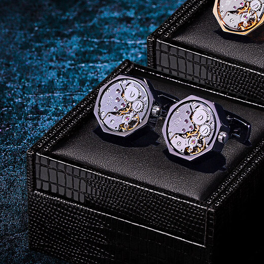 KFLK French shirt cufflinks for men, light luxury custom shirt buttons, mechanical cuff nails, cuff nails for men, cufflinks K163