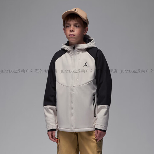 Nike (NIKE) big children's outdoor three-F jacket winter new boys' fleece jacket JORDAN IQ9984 genuine 200 ephedra 160 XS