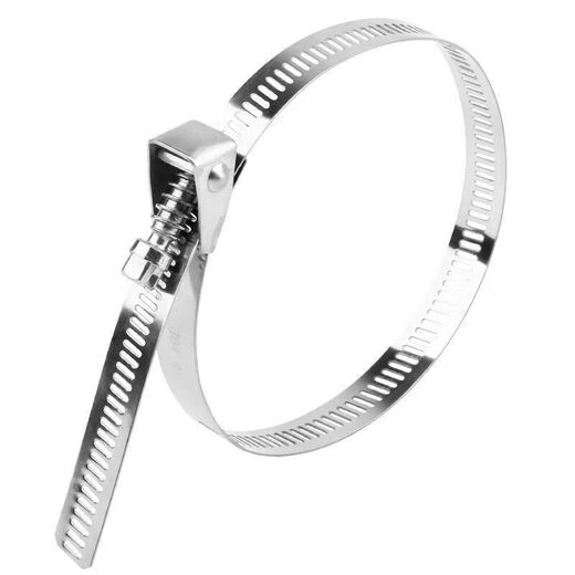 Xu ordered stainless steel cable ties live buckle 304 tensioner straps can be reused and disassembled. Metal cable ties are removable. 5 pieces. Circumference 20 cm including lock length. 304 stainless steel 12.6mm wide.