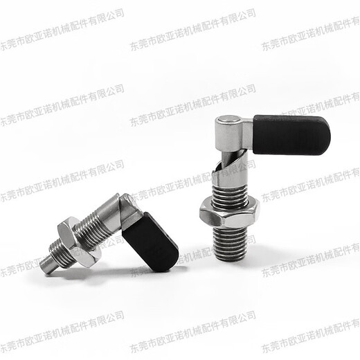 Ji Litian L-type handle knob plunger self-locking reset knob plunger stop pin standard carbon steel knob plunger M16