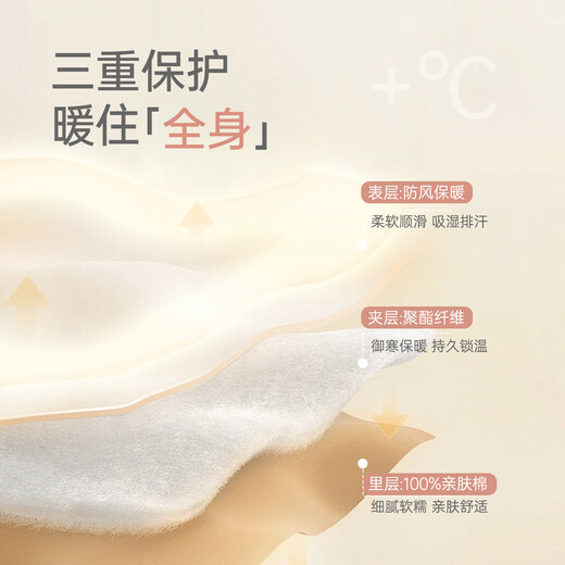 JOYNCLEON Newborn Baby Clothes Buttoned Baby Winter One-piece Clothespin Cotton Warm Butterfly Clothes Outing Khaki Puppy 73cm 6-9 Months Recommended Weight 7.2-9kg