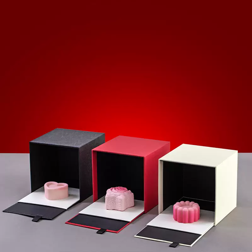 Yusenyi high-end 4-inch Western pastry mousse dessert box French sweet packaging box 4-inch cake gift box hardcover cut square box beige 4-inch upgraded version 15x15x15cm