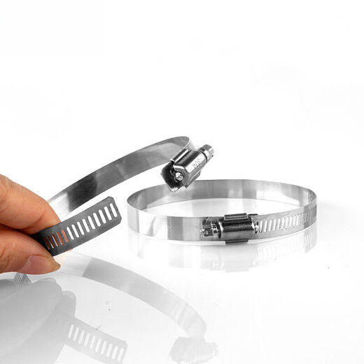 You can order a whole package of 304 stainless steel clamps, throat hoops, quick-installation gas pipe buckles, strong live hoops, fixed pipe clamps, 78-101mm (diameter * 50 pieces