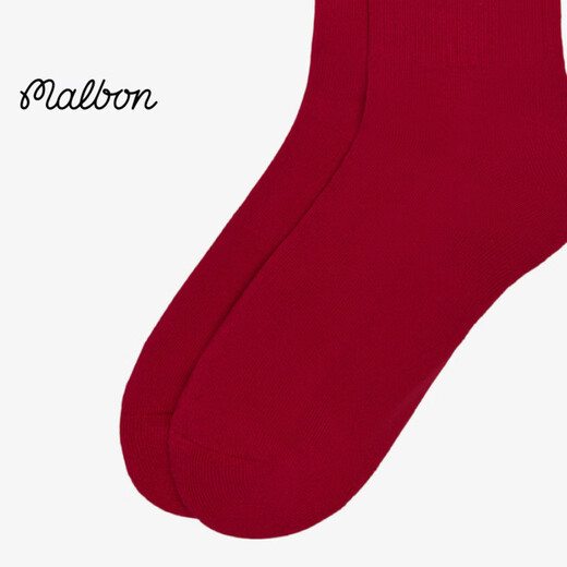 MALBON New Year's Gift Golf New Year's Red LOGO Versatile Socks New Style Launched Red OS