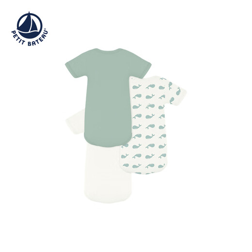 PETIT BATEAU 2026 spring and summer new product French sailing children's clothing baby crawling clothes 3-piece A0FOJ multi-color A0FOJ99 90cm