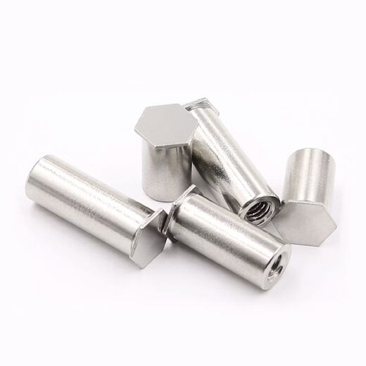 Sailotou blind hole pressure riveting stud M4M5M6 stainless steel nut column hexagonal extended fastener BSOS screw extension column point 5M4-102500 bottom hole 7 points 2